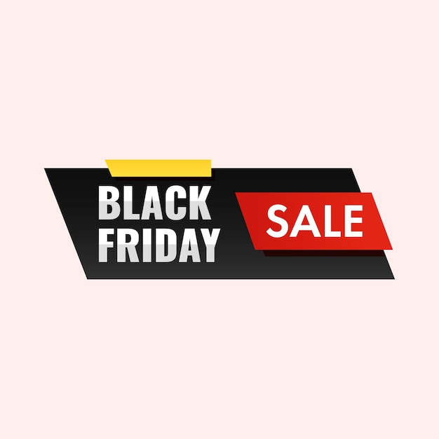 Black Friday Sale Strip On Pink Background