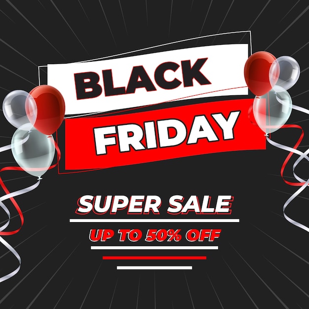 Black Friday Sale Template Design