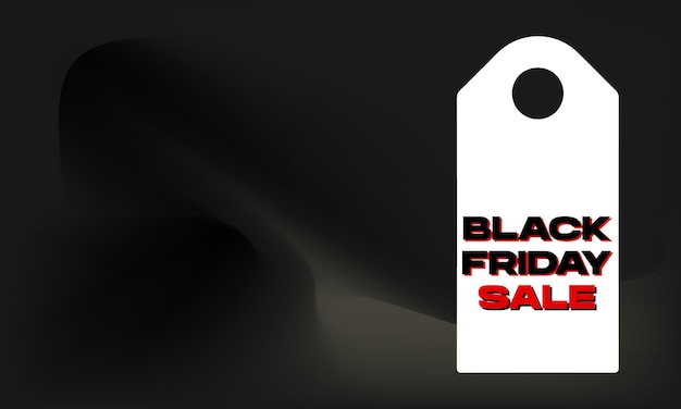 Black Friday Sale template vector illusration. Modern minimal with black, white, and copy space area