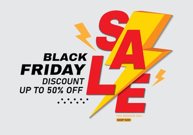 Black Friday Sale vector banner design sale banner