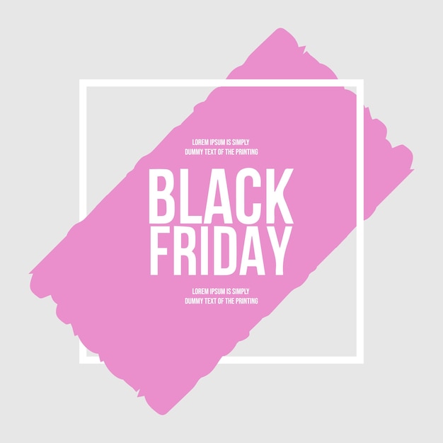 Black friday social media banner template