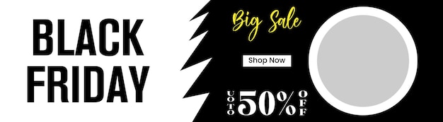 Black friday social media cover and web cover template, presentation, flyer, poster