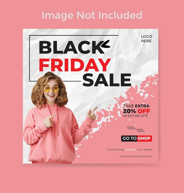 Black Friday social media Sale