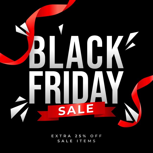 BLACK FRIDAY SPECIAL SALE FLAT DESIGN BANNER TEMPLATE