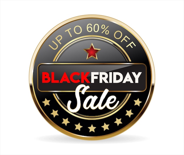 Black Friday super sale and best price badge isolated on white background