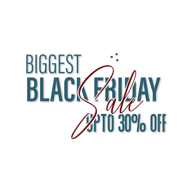 Black Friday super sale. realistic black shape and shadow.