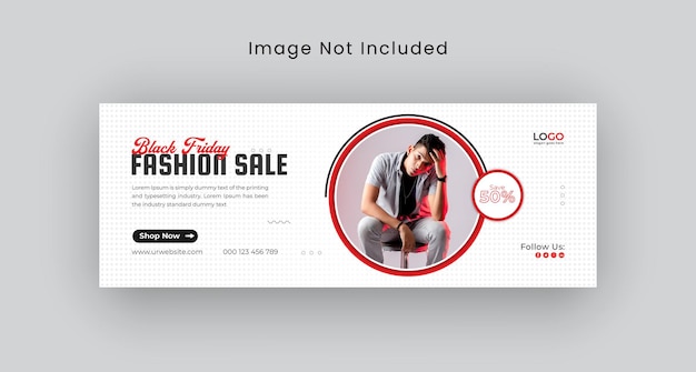 Black friday Super sale social media facebook cover and fashion sale web banner  premium vector