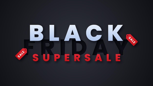 Black friday supersale background