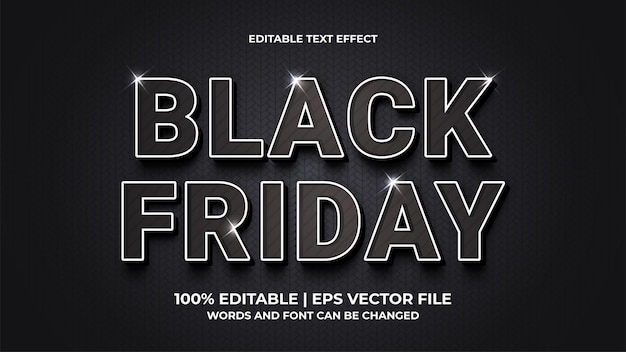 Black Friday Text Effect