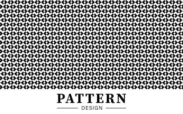 Black geometric pattern design