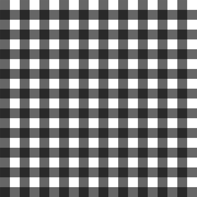 Black gigham pattern vector seamless square design background. Abstract tablecloth black for wallpaper. Abstract grid. EPS 10