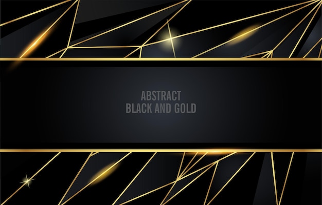 Black Gold Abstract background