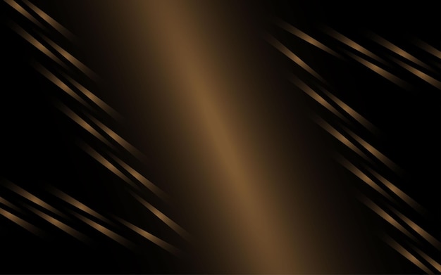 Vector black gold background