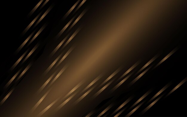 Vector black gold background