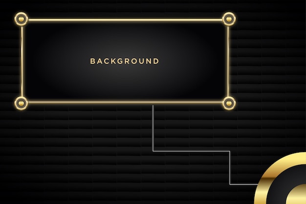 Black Gold Luxury Background