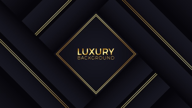 Black Gold Luxury Background