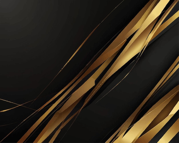 Black and golden abstract background