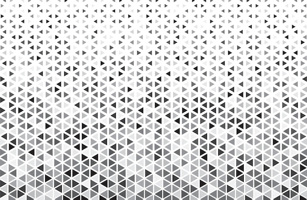 Black and Grey Triangle halftone pattern