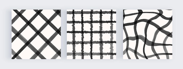 Black groovy backgrounds with squares for social media