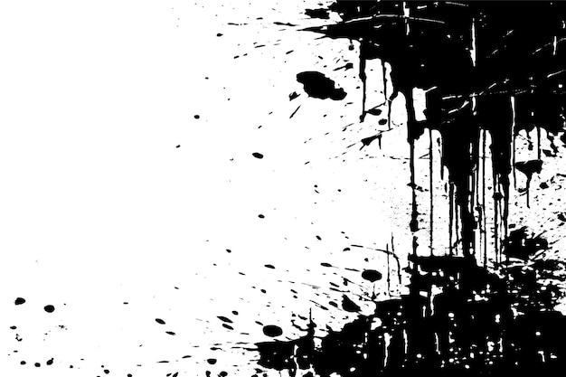 Vector black grunge monochrome texture vector template for background texture abstract texture