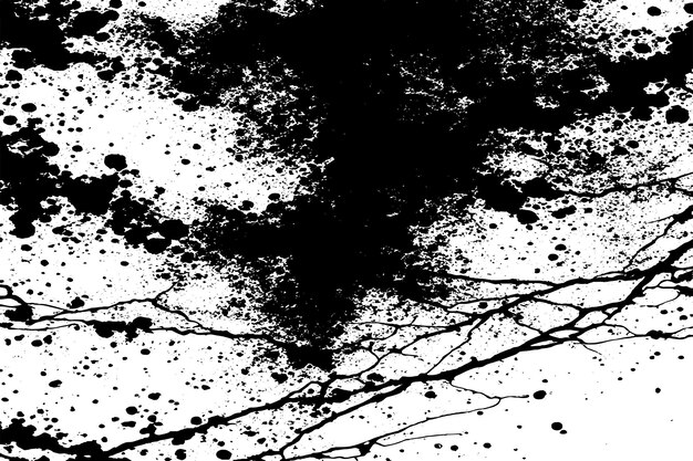 Vector black grunge monochrome texture vector template for background texture abstract texture