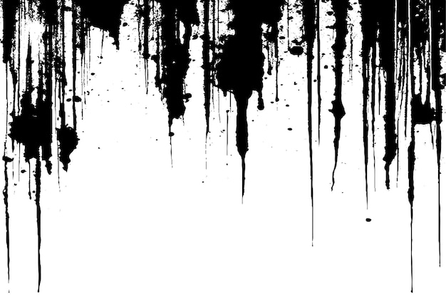 Vector black grunge monochrome texture vector template for background texture abstract texture