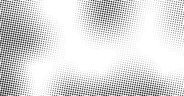 Black Halftone Abstract Texture Background