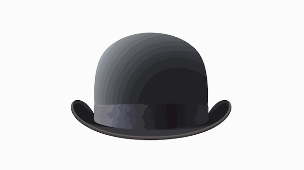 Vector a black hat with a black band on it