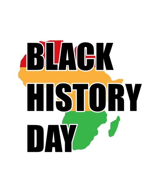 black history day Black history month t shirt design