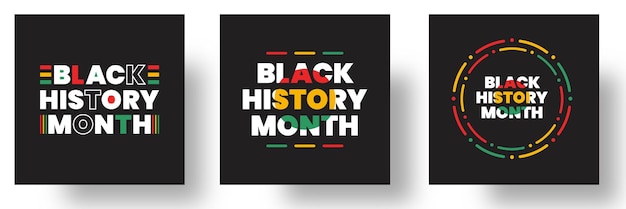 Vector black history month background 2023 or african american history background