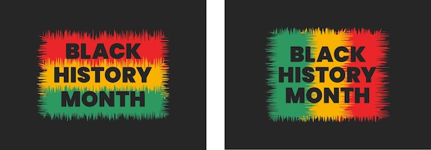 black history month background design template