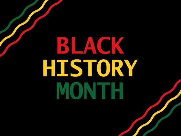 Black history month celebrate vector illustration design graphic Black history month EPS 10