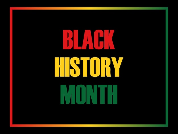 Black history month celebrate vector illustration design graphic Black history month EPS 10