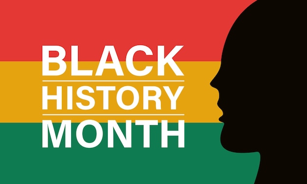 Black History Month celebrated every year in month of february Vector banner flyer poster and social medial template design