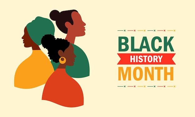 Black History Month Concept Vector Illustration of AfricanAmerican History Month