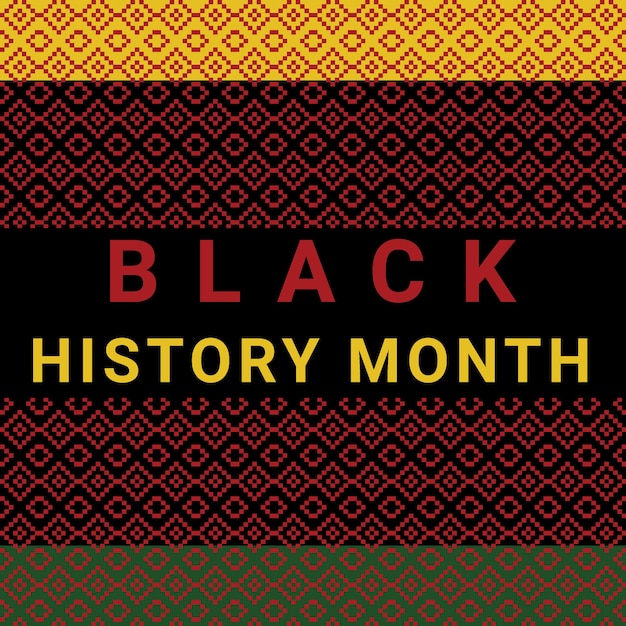 Black history month illustration