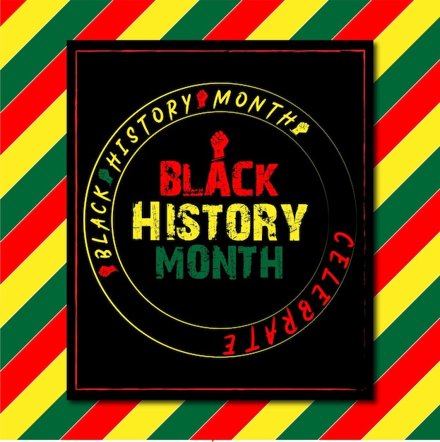 Vector black history month illustration