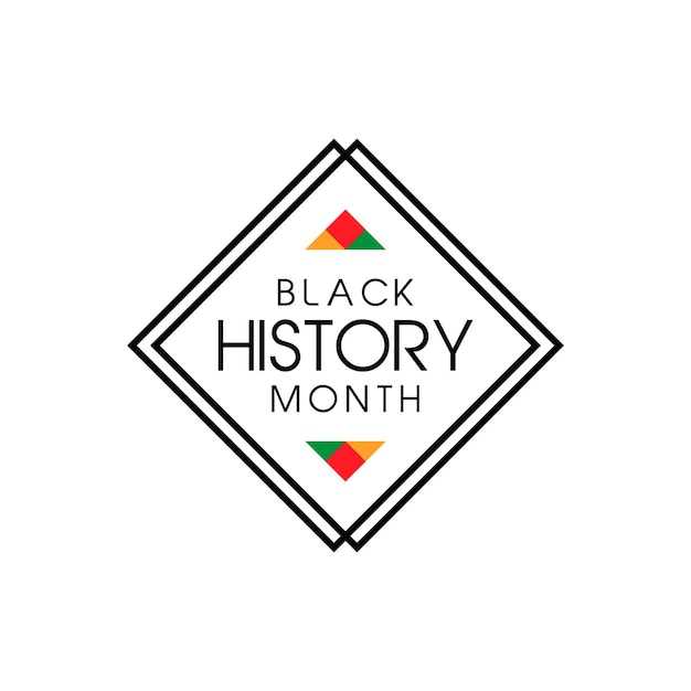 Black history month logo