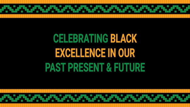 Vector black history month social media post vector design is celebrated annually in february