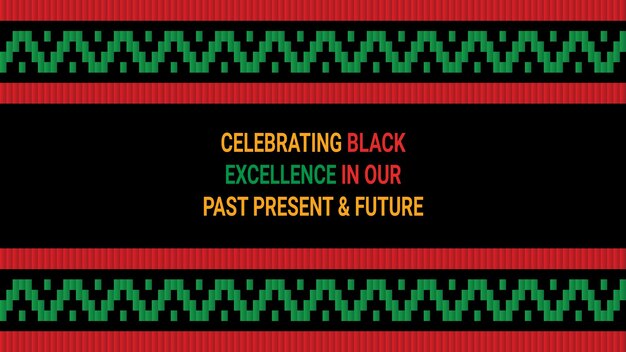 Vector black history month social media post vector design is celebrated annually in february