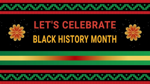 Black history month social media post