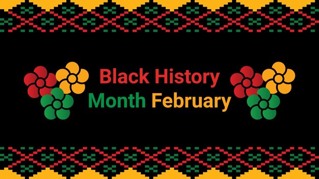 Black history month social media post