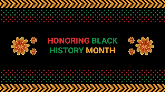 Black history month social media post