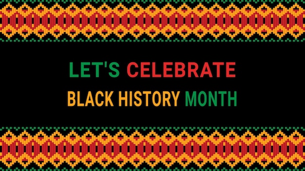 Black history month social media post