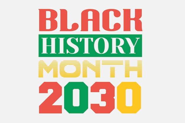 Vector black history month svg design