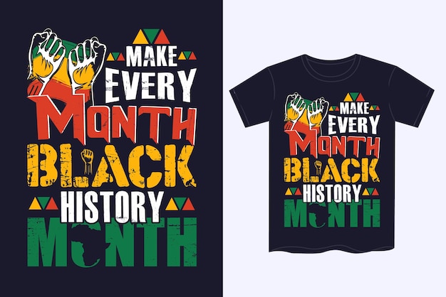 Black history month tshirt design black history month quotes typography tshirt design