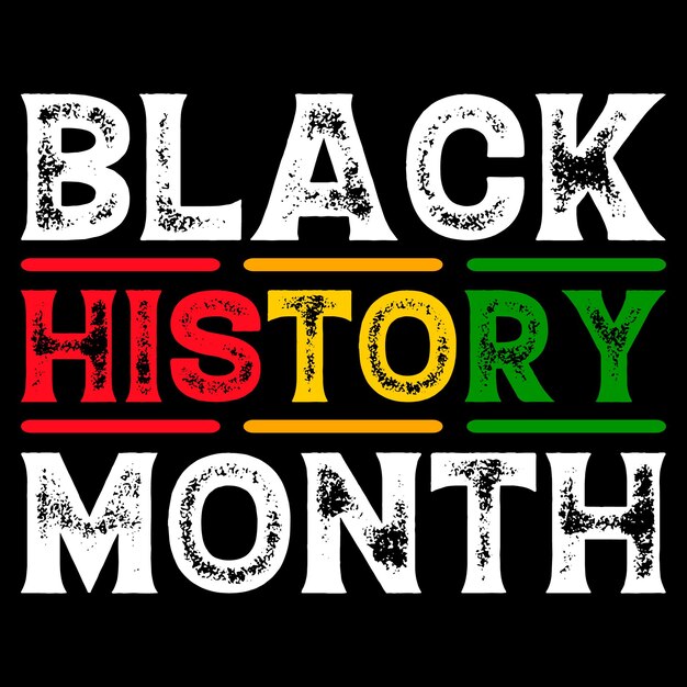 Vector black history month tshirt pride month shirt print template