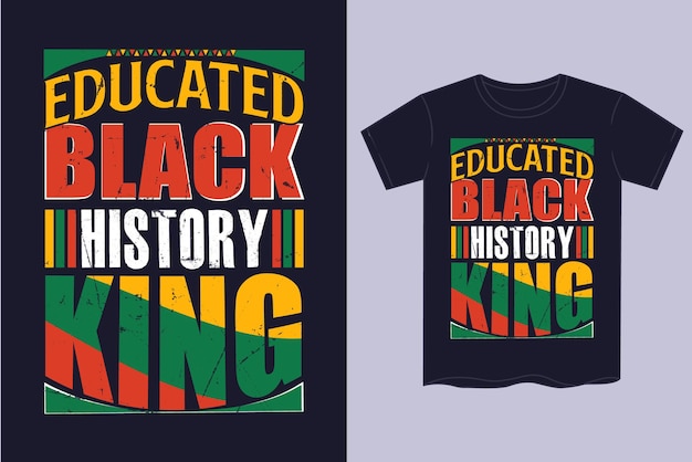 Black history month typography tshirt design black history month quotes typography tshirt design