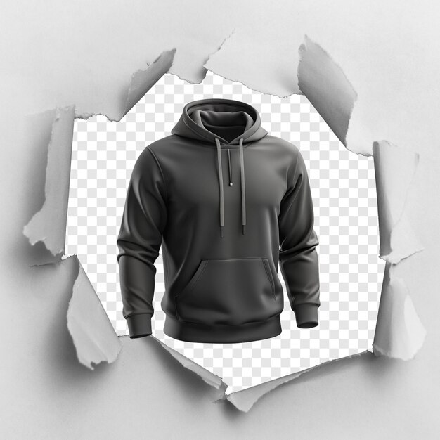 Vector a black hoodie with a hoodie on it that says quot hoodie quot