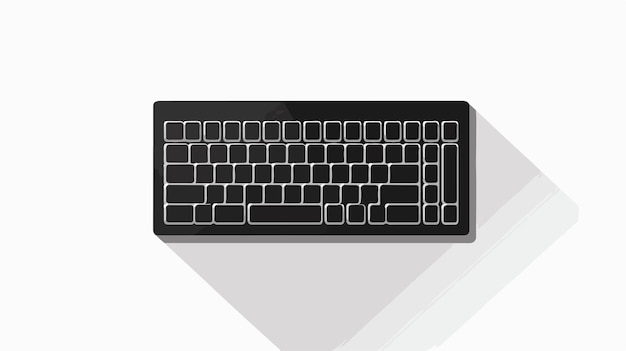 a black keyboard with the letters f and n on it